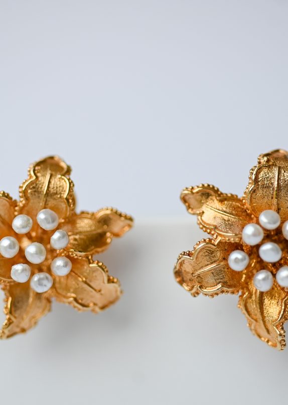 Asiatic Lily Earrings- Gold Plated - Image 5