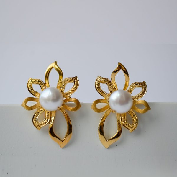 Jasmine Earrings- Gold Plated Jasmine Earrings- Gold Plated
