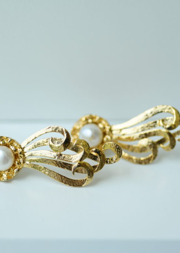 Gilded Molten Tail Earrings - Image 4