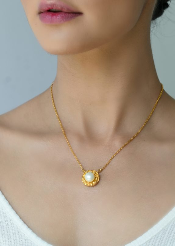 Gilded Molten Pendant - Image 2