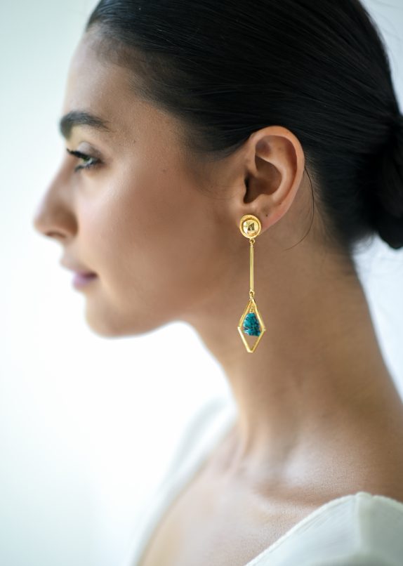 Dangling Prism Earrings - Image 2