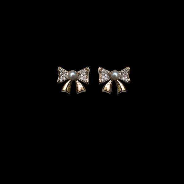 Little Women- Bow Diamond Earrings Little Women- Bow Diamond Earrings