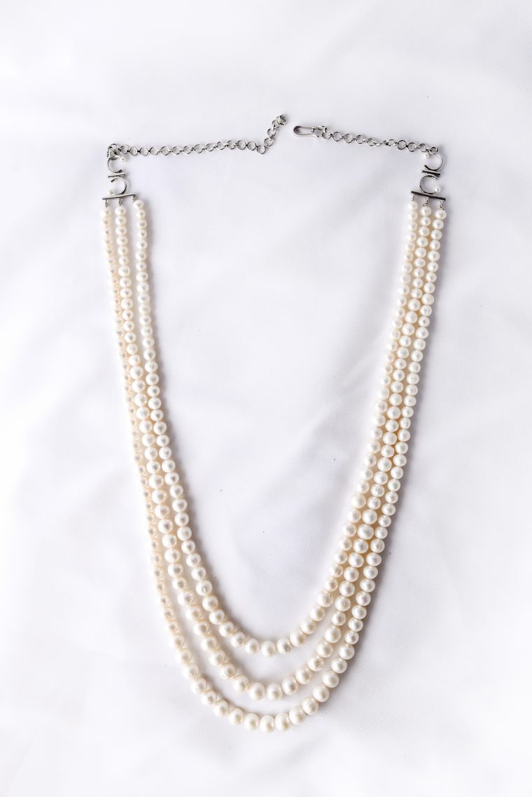 Layered Pearl Necklace - Image 5