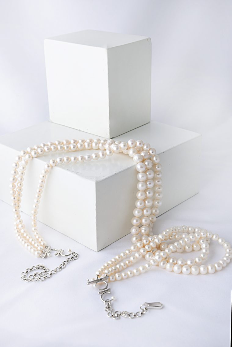 Layered Pearl Necklace - Image 6