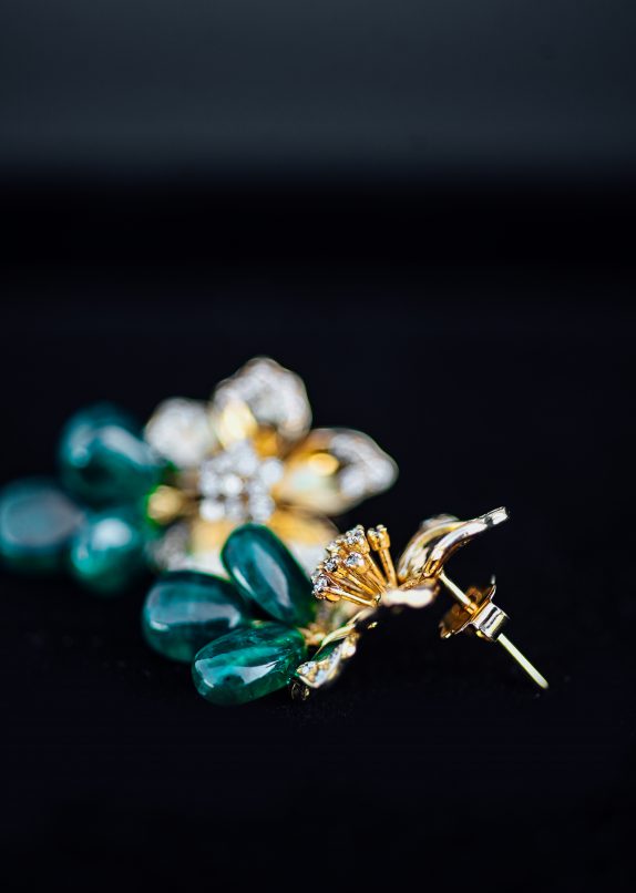 Emerald Azalea Earrings - Image 3