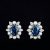 Azure Diamond Studs