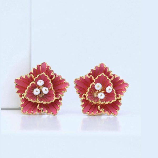 Pink Hibiscus Earrings Pink Hibiscus Earrings