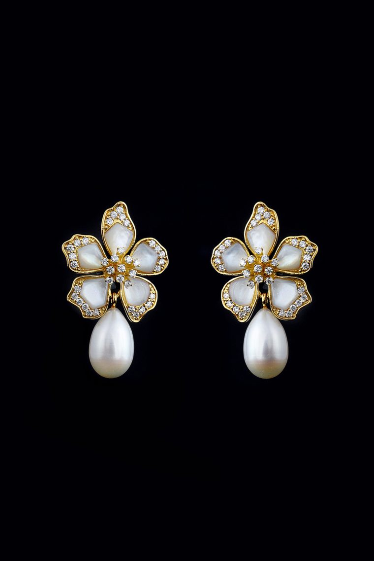 Pearl Azalea Earrings