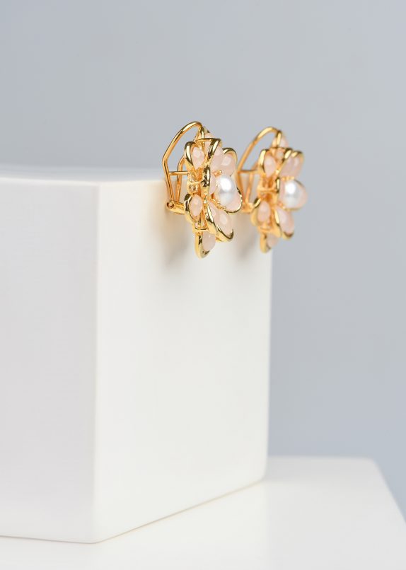 Rose Climbing Rose Earrings - Image 3