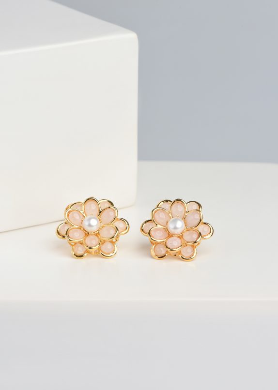 Rose Climbing Rose Earrings - Image 4