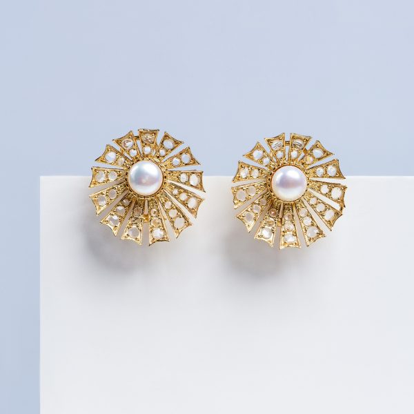 Quartz Oyster Earrings Quartz Oyster Earrings